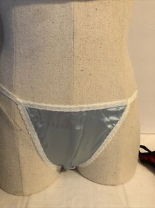 SEIDIGES Satin String Bikini Höschen Größe SM 5 AILi SEIDE - Bild 1 von 13