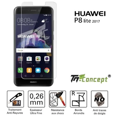 Huawei P8 Lite 2017 - Vitre de Protection Crystal - TM Concept® - Photo 1/4