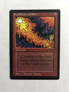 Red Elemental Blast X (1) Beta Excellent/Near Mint - *See Scans* - 4RCards - Picture 1 of 2