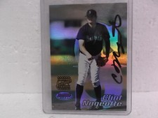 2002 BOWMAN'S BEST CLINT NAGEOTTE AUTOGRAPH CARD HNT