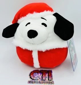 🔥 KELLYTOY 8" INCH SQUISHMALLOWS - PEANUTS SANTA SNOOPY - 2023 CHRISTMAS 🔥 - Picture 1 of 3