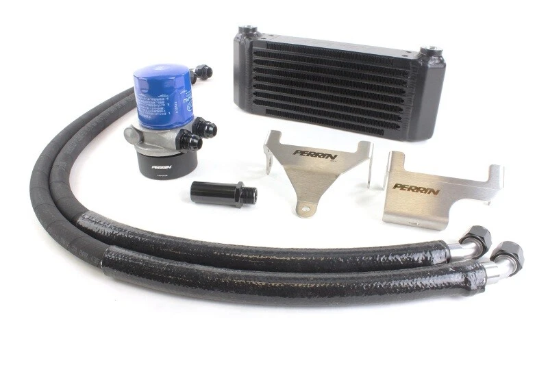 Kit de refrigerante de aceite de motor Perrin con líneas para Subaru STi 2002-2014 WRX 2004-2021 Foto 1 de 4