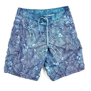 Samurai Mens Super Cutting Waves Activewear Skeleton Board Swim Trunks Size 36 - Picture 1 of 5