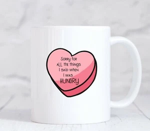 Funny Valentines Jokes Gifts For Girlfriend Wife Sorry Apology Coffee Mug - Bild 1 von 1