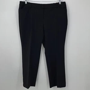 Worthington Women Petite Black Trousers 16PS NWT Business Work Career Pants - Picture 1 of 8