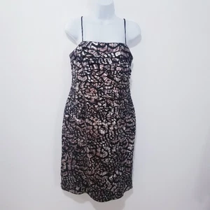 Vestido Vaina de Cóctel Dressbarn Collection Mujer Talla 8 Niveles Metálico - Imagen 1 de 8