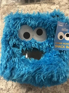 Cookie Monster Snack Bag Plush Interactive Toy Stuffed Animal Sesame Street NWT - Picture 1 of 3