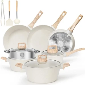 Hocloa 13 Piece Pots and Pans Set - Nonstick Cookware Detachable Handle - Picture 1 of 7