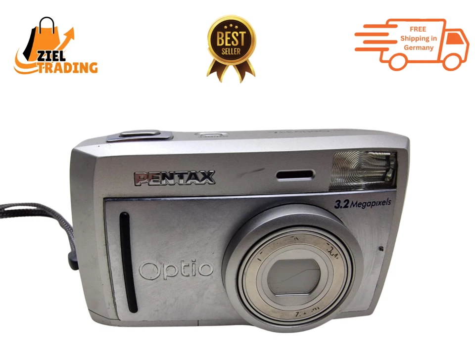 Pentax Optio 33L Digitalkamera 3.2MP  LCD USB Zoom - Bild 1 von 4
