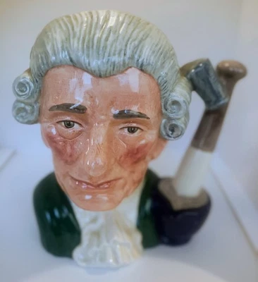 Vintage Royal Doulton Toby Character Jug From Williamsburg Apothecary 7” D6567 - Image 1 of 4