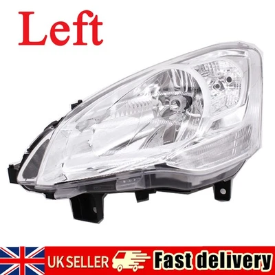 LH Headlight Headlamp Cover Passenger Side For Peugeot Partner MK2 MPV 2015-2019 - Image 1 of 4