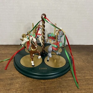 Punze Karussell Pferd Ornamente und Aufsteller Komplettsatz Vintage 1989 - Bild 1 von 18