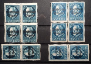 N1 AD Bayern 157 A postfrische Bogenteile, s. Beschreibung ...... MW: -.- - Picture 1 of 1