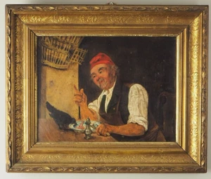 19th Century Oil Painting “Taste of Freedom” – Unsigned - Picture 1 of 9