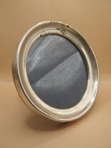 Marco de fotos circular estilo ojo de buey Birmingham 1922 de plata de ley - Imagen 1 de 5