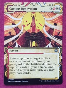 Magic The Gathering MARCH OF THE MACHINE AFTERMATH CAMPUS RENOVATION SHOWCASE - Picture 1 of 2