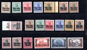 Oficinas en Marruecos 1905/14, Precioso Lote de 20 Diff. Sellos MNH, P.O. fresco, - Imagen 1 de 1