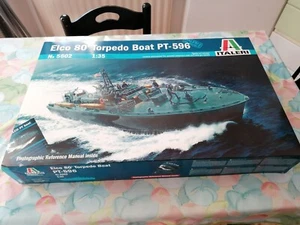 ITALERI ELCO 80 TORPEDO BOAT PT 596 N°5602 1/35 - Foto 1 di 4