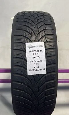 PNEU USAGÉ TOYO TIRES OBSERVE S 944 195/55 R16 91H INVERNALI - Photo 1/2