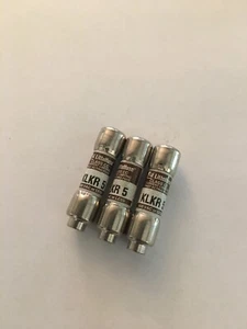 Littelfuse KLKR-5 5 A Class CC Fuse 600VAC Fast Acting Lot of 3 - Picture 1 of 1