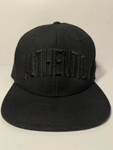 Vans Off The Wall Authentic Snapback Cap Black Embroidered (t13) - Bild 1 von 4