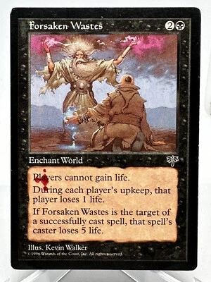 Pro Tour Stamped From PTLA 1997***Forsaken Wastes*** MTG Magic **Reserved list** - Image 1 of 2