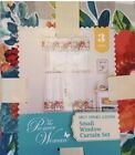 The Pioneer Woman Sweet Romance 3-Piece Floral Tier & Valance Set