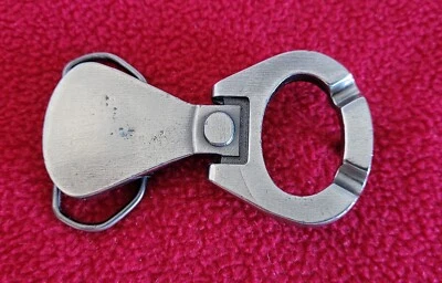 Fivela de cinto aba de lata de cerveja The Great American Buckle Company vintage 79 - Imagem 1 de 4