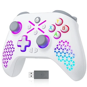 RGB Wireless Controller Gamepad For Xbox One Xbox Series X S &PC Vibration 2.4GW - Picture 1 of 1