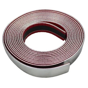 Chrome Decorative trim 30mm x 5m Car Chrome strip Universal Self-adhesive Flexib - Picture 1 of 1
