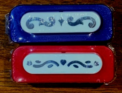 Лот из 2 декоративных бумажных перфораторов по краям от All Night Media Heart & Diamond - Изображение 1 из 2