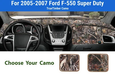 Dashboard Dash Mat Cover for 2005-2007 Ford F-550 Super Duty (TrueTimber Camo) - Image 1 of 4