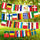 European Union Printed Bunting Banner, Flag 8.2 x 5.5 Inch, Full String 27 Feet