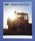 1979 MASSEY FERGUSON tracteurs à quatre roues motrices brochure de vente - Cummins 903 eng