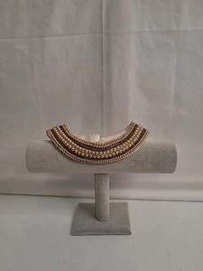 Vintage Art Deco Faux Perlen Perlen Halsband Halskette Made In Japan - Bild 1 von 19
