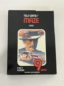 Maze Atari 2600 Sears Telegames Video Game CIB - With Manual TESTED & WORKING - Picture 1 of 3