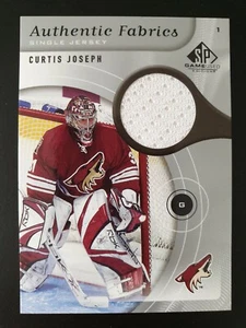 Gioco SP 2005-06 usato tessuti autentici AF-CJ Curtis Joseph - Foto 1 di 2