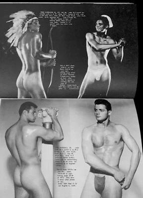 RAUNCHY WRESTLER BIKER PHYSIQUE PICTORIAL BULGE Mizer JOCKSTRAP MUSCLE BEEFCAKE - Image 1 of 4