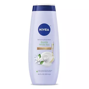 NIVEA Refreshing White Peach and Jasmine Body Wash, Scented Body Wash, 20 Fl - Picture 1 of 5
