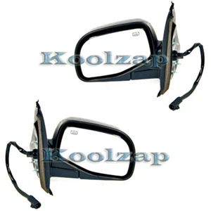For 95-01 Explorer Rear View Mirror Power Heat w/o Puddle Light Folding PAIR SET - Picture 1 of 4