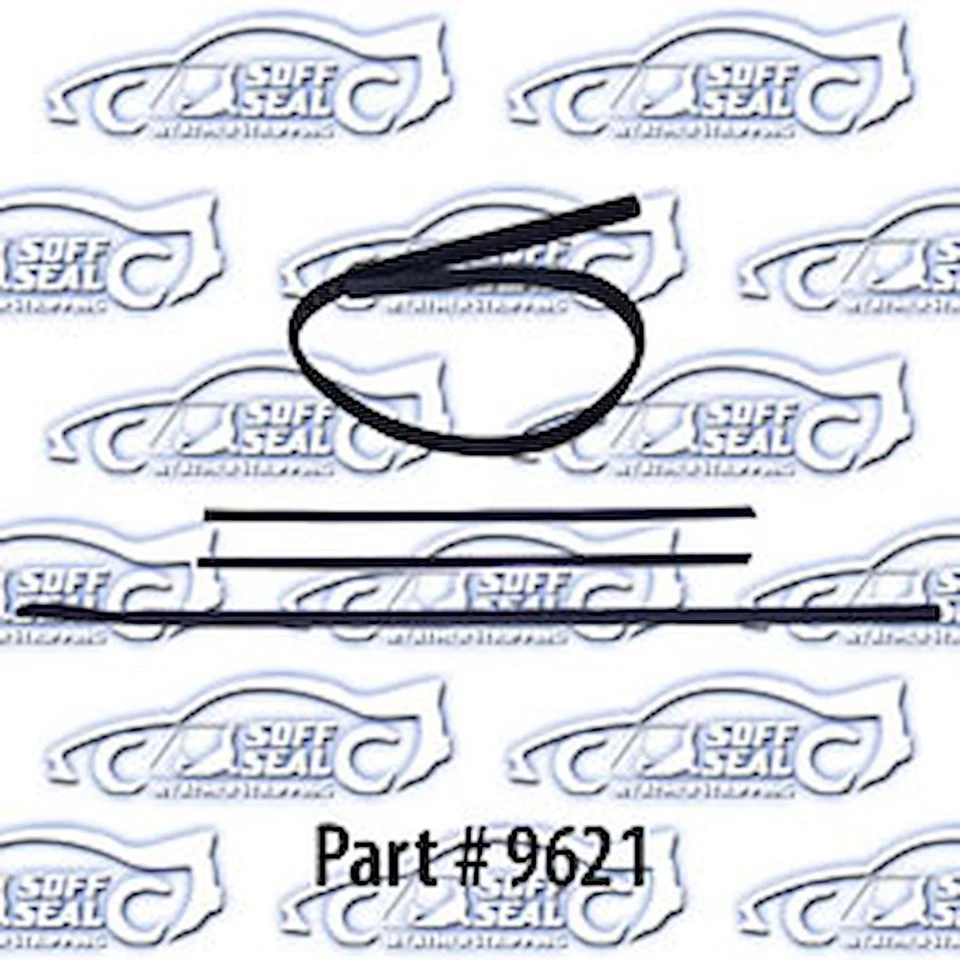 SoffSeal 9621 Window channel kit-standard no chrome on window seals - Изображение 1 из 1