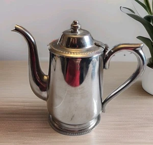 Brocca acqua calda vintage 6" acciaio inox collo d'oca Vollrath 46316 "S" Giappone usata in ottime condizioni - Foto 1 di 5