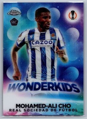 2022-23 Topps Chrome UEFA Club Competitions #W-11 Mohamed-Ali Cho Real Sociedad - Image 1 of 2