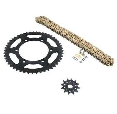 1992-1995 se adapta a Suzuki RM125 520-112 L anillo tórico de oro y piñón kit negro 12/49 Foto 1 de 4