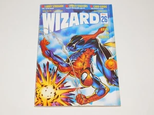 WIZARD 26 - BAGLEY SPIDERMAN COVER - 1990S FANZINE MAGAZINE - Picture 1 of 2