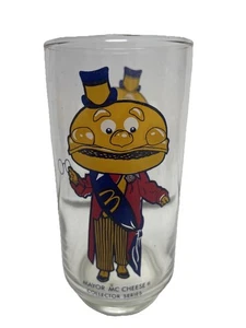 Vaso de colección McDonald’s Collector Series Mayor McCheese 1977 un vaso - Imagen 1 de 4