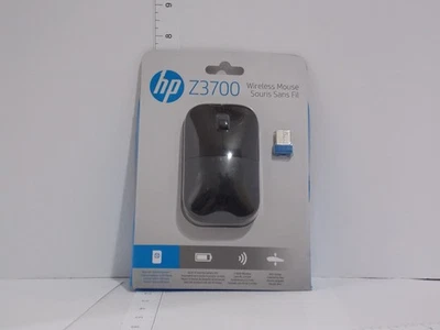 HP Z3700 Wireless Mouse with USB Nano Receiver – Black – New Sealed - Image 1 of 2