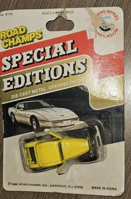 1986 JRI ROAD CHAMPS 1932 FORD COUPE #6178 YELLOW AND BLACK - Image 1 of 4