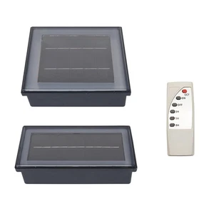 Solar Brick Paver Light Outdoor LED Pathway Walkway Patio Ground Landscape Light - Picture 1 of 14