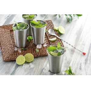 2 Stück Edelstahl Tasse Becher Trinken Kaffee Bier Becher Reise - Bild 1 von 15